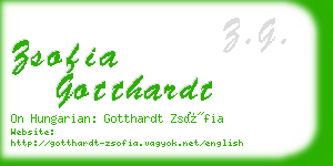 zsofia gotthardt business card